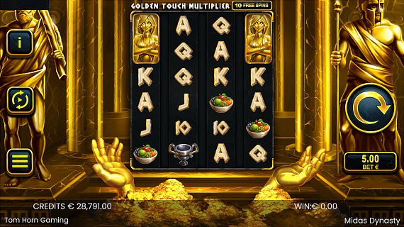 Midas Golden Touch, Video slot